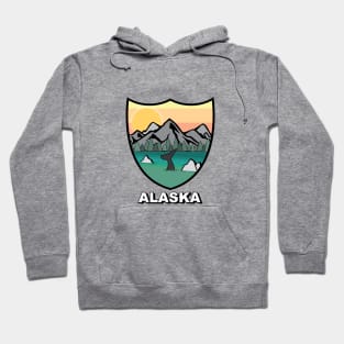 Alaska Cruise Whale and Icebergs Hoodie